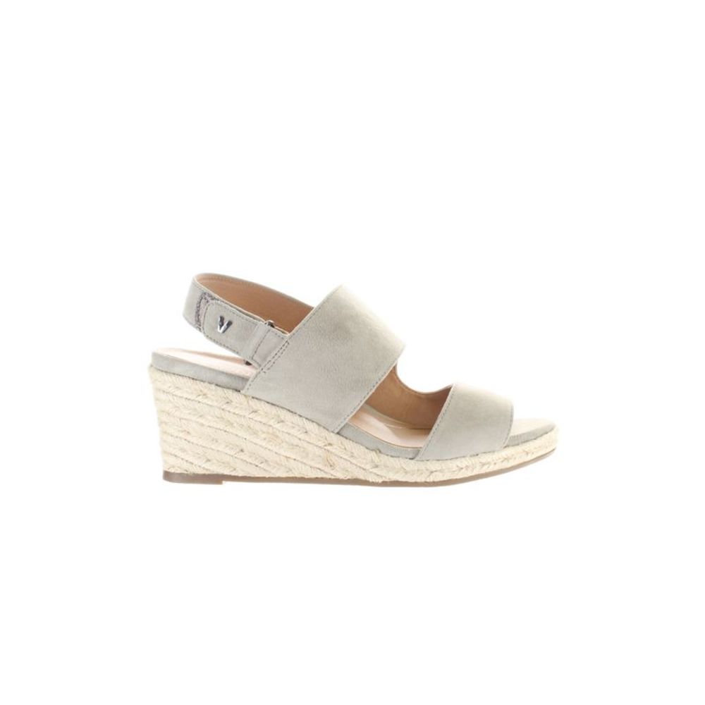 Vionic Womens Tulum Brooke Dark Taupe Espadrilles Size 11 Medium (B, M) - Picture 1 of 4